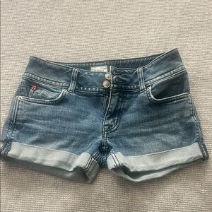 Hudson Women's Dark Blue Jean Shorts